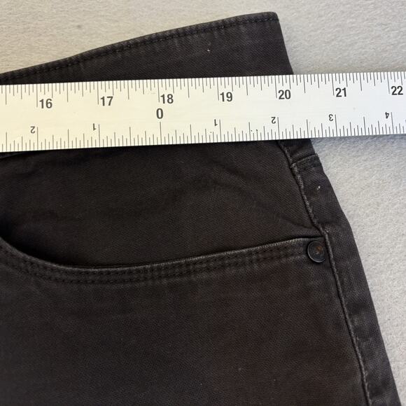 English Laundry Jeans Mens 40x34 Dark Gray Straight Leg Denim Dark Wash Preppy - Picture 7 of 11